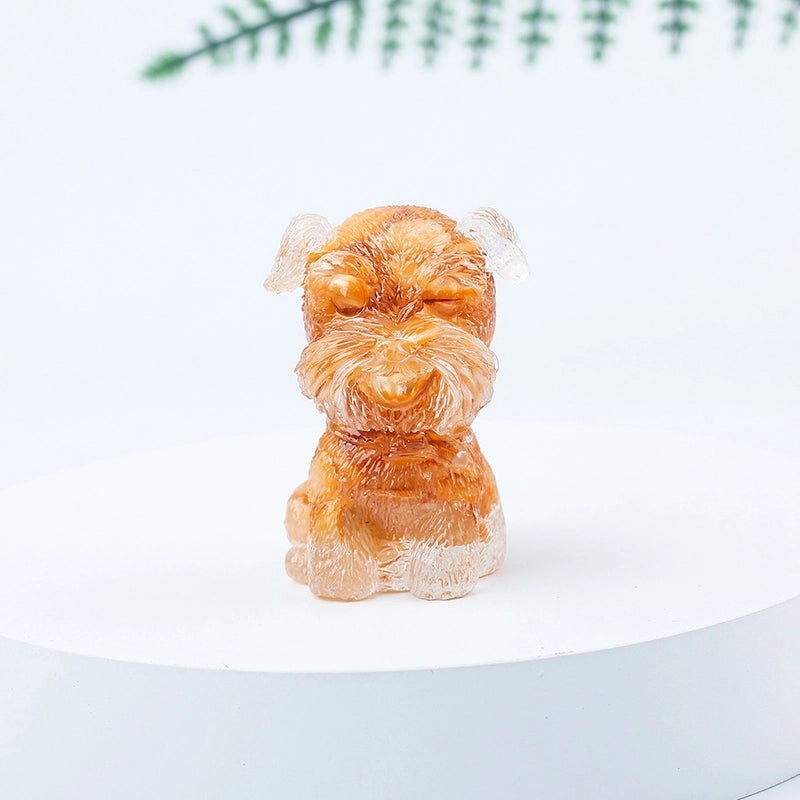 Adorable Dog Shaped Crystal Figurines for Home Decor|Decorative Figurines