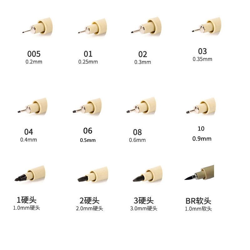 Solid Color Minimalist Gel Pen for Daily Use | Office Supplies