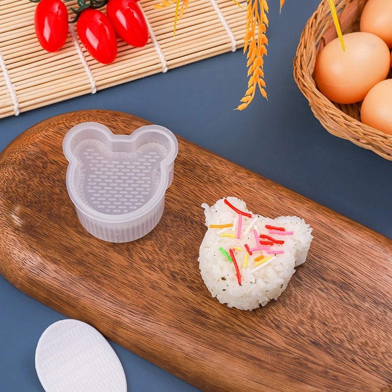 Creative Transparent Cartoon Rice Ball & Sushi Mold for Kids | Kitchen Accessories