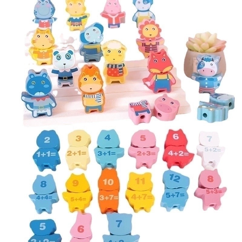 Animal Cartoon Wooden Toys for Table and Floor Games|Kids Educational Toys