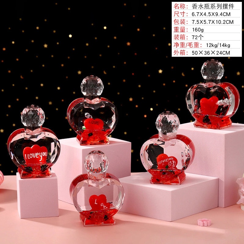 Creative Cartoon Liquid Oil Drop Ornament Transparent Acrylic Pressure Relief Craft|Home Decor Gifts