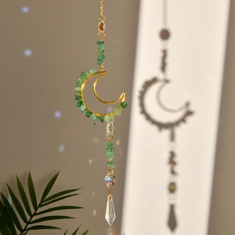 Moonlit Crystal Suncatcher Wall Decor | Home Decor