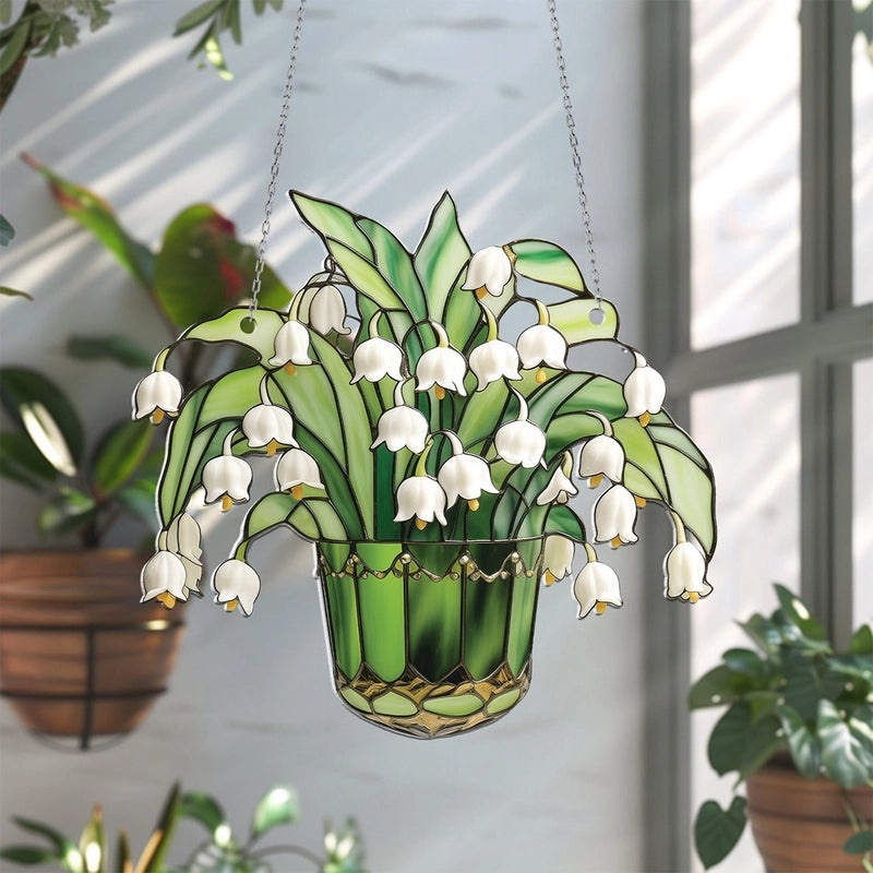 Garden Style Acrylic Linglan Solar Light Catcher | Home Decor & Window Hangings
