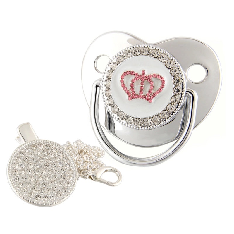 Adorable Double Heart Crown Silicone Baby Accessories|Baby Accessories & Jewelry