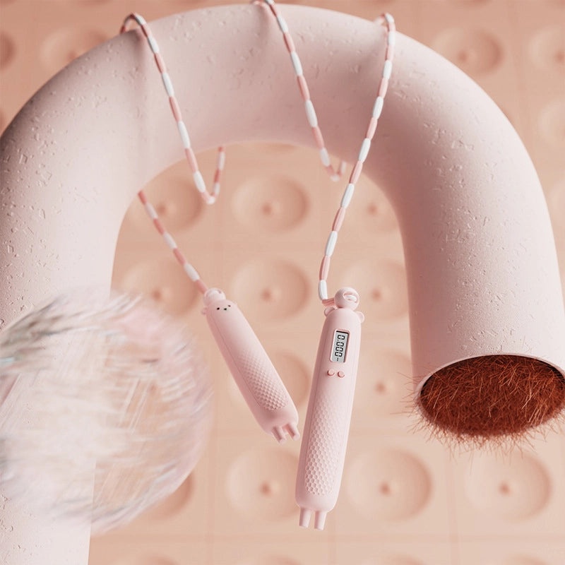 Kids Adjustable Bamboo Bead Jump Rope Cartoon Design for Kindergarten and Primary School Sports|Children's Sports Equipment