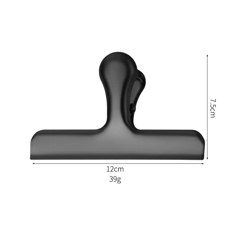 Sleek Solid Color Stainless Steel Clip with Anti-Drop Feature|Jewelry Accessories