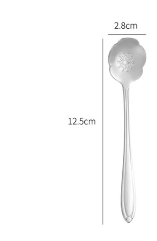 Elegant Floral Stainless Steel Spoon | Kitchen Utensils