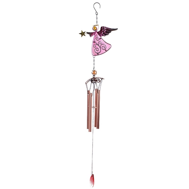 Whimsical Cartoon Metal Wind Chime Wall Decor|Home Decor & Garden