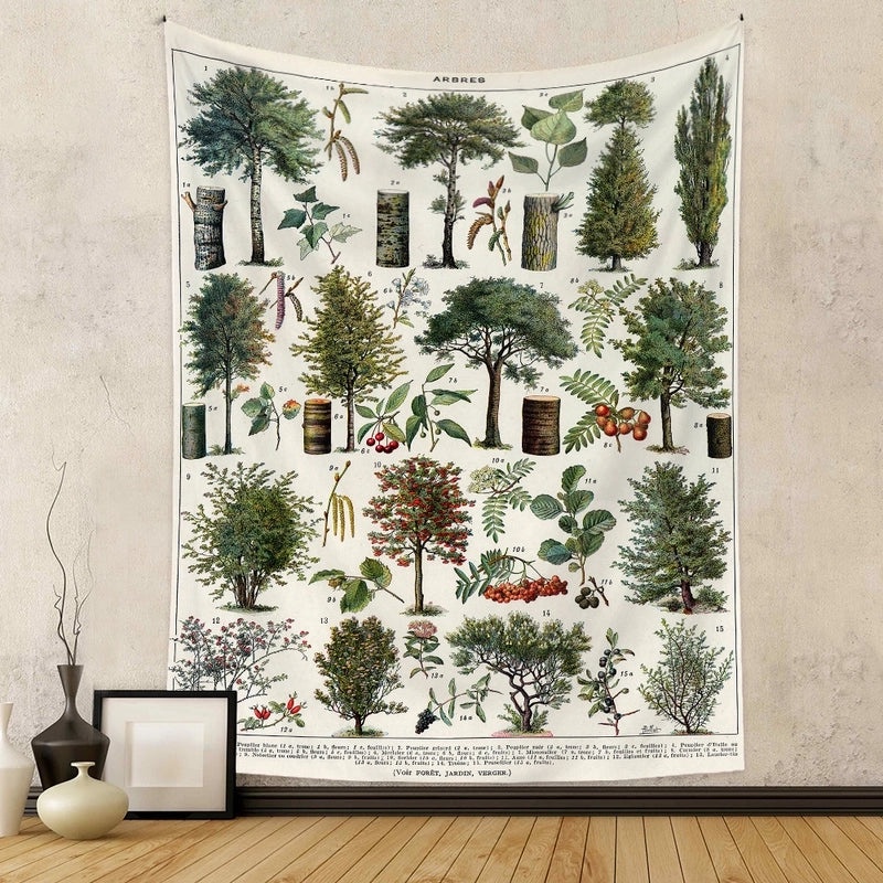Elegant Tree Wall Hanging Polyester Tapestry|Home Decor Wall Art