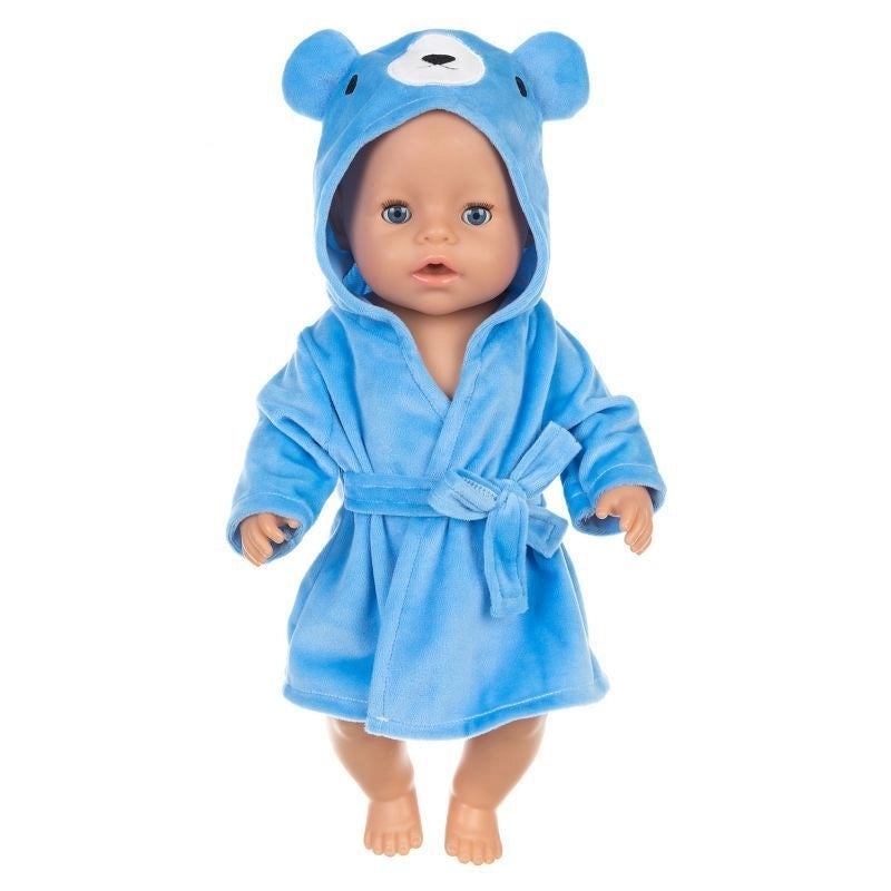 18 Inch American Girl Doll Pajamas Nightgown Cartoon Animal Print for 43cm Dolls|Doll Clothes & Accessories