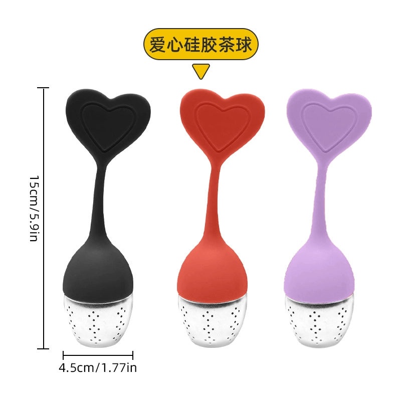 Heart Shaped 304 Stainless Steel Tea Infuser for Casual Use 1 Piece|Kitchen & Dining Accessories