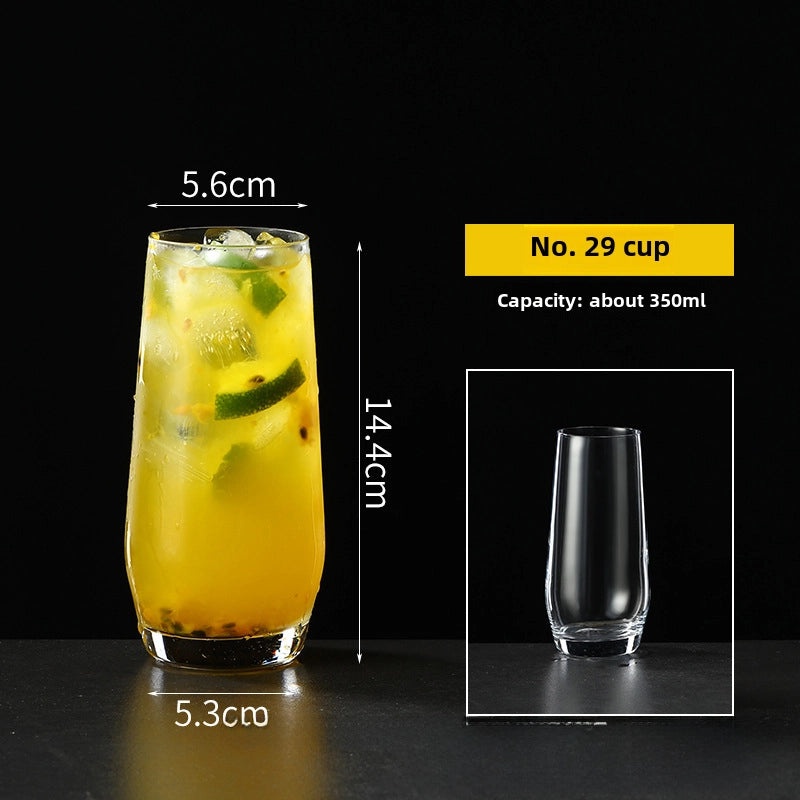 Large Capacity Glass Juice Cup for Milk Tea Mojito Cocktail Bars | Drinkware & Glassware