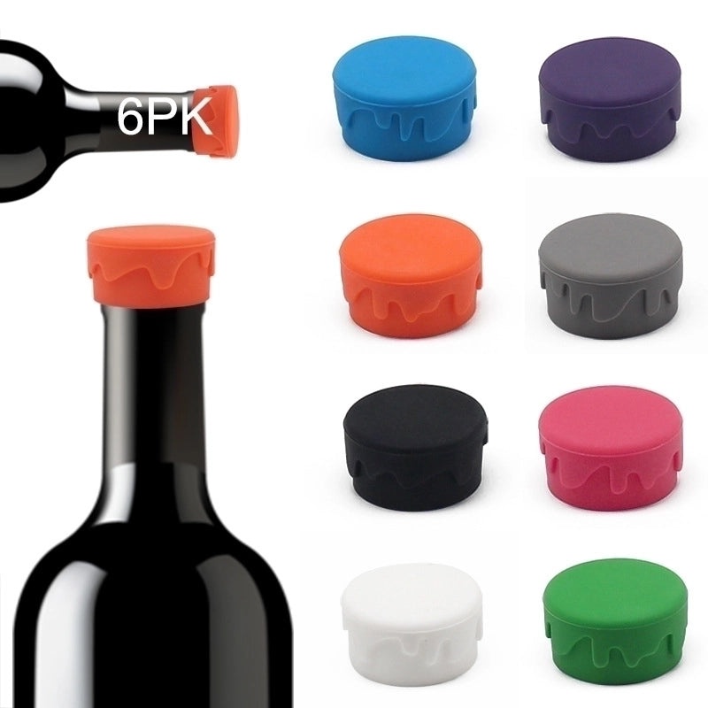 Creative Silicone Bottle Stopper Leak-proof Wine Beer Cap Fresh-keeping Seal Plug|Kitchen & Dining Accessories
