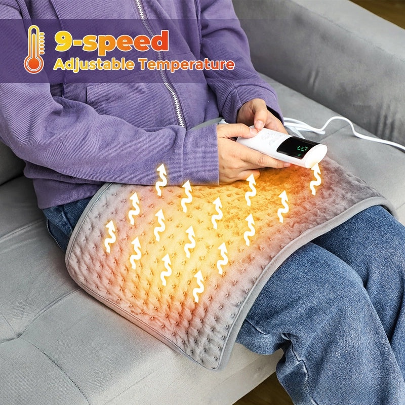 9-level Temperature Control Heated Cushion with 4 Timing Settings | Home & Living Heating Pads
