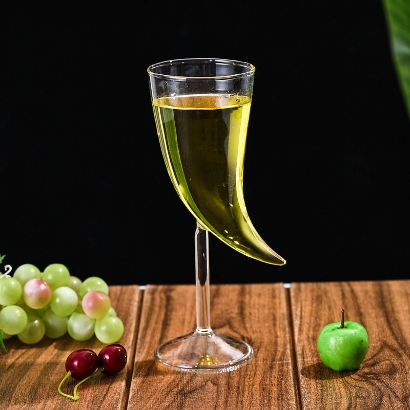 Elegant Clear Glass Wine Tumbler 1 Piece | Drinkware & Barware