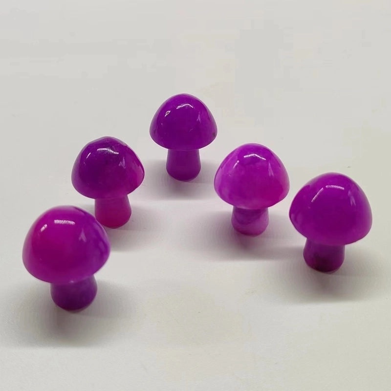 Natural 2cm Crystal Mini Mushroom Flowerpot Aquarium Decoration | Aquarium Ornaments