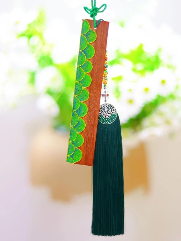 Ancient Style Cloisonne Enamel DIY Material Bag for Handmade Wood Bookmark | Crafts & DIY Supplies