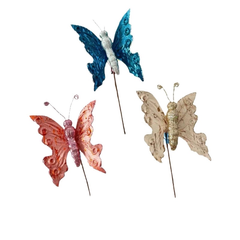 Lake Blue Butterfly Pendant Necklace|Jewelry & Accessories