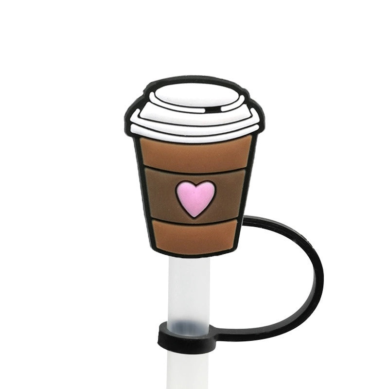 Cute Cartoon Silicone Straw Cap for Kids | Drinkware Accessories