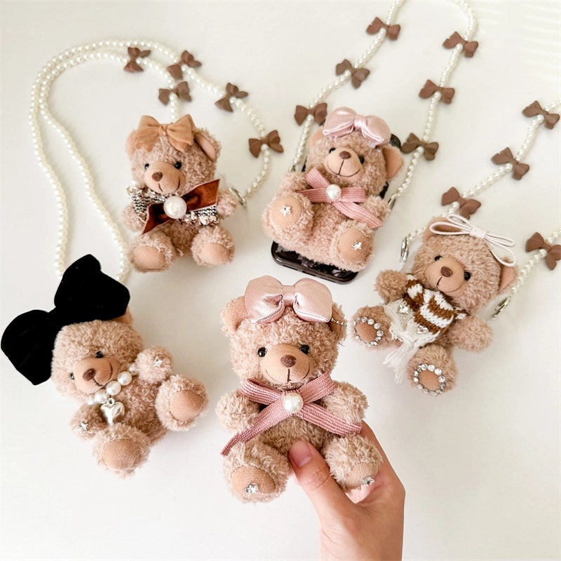 Cute Bear Faux Pearl Plush Toy|Kids Toys & Plush Animals