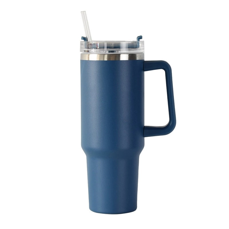 Customized 40oz Stainless Steel Double-layer Insulated Ice Tumbler with Handle for Car | Drinkware & Travel Mugs