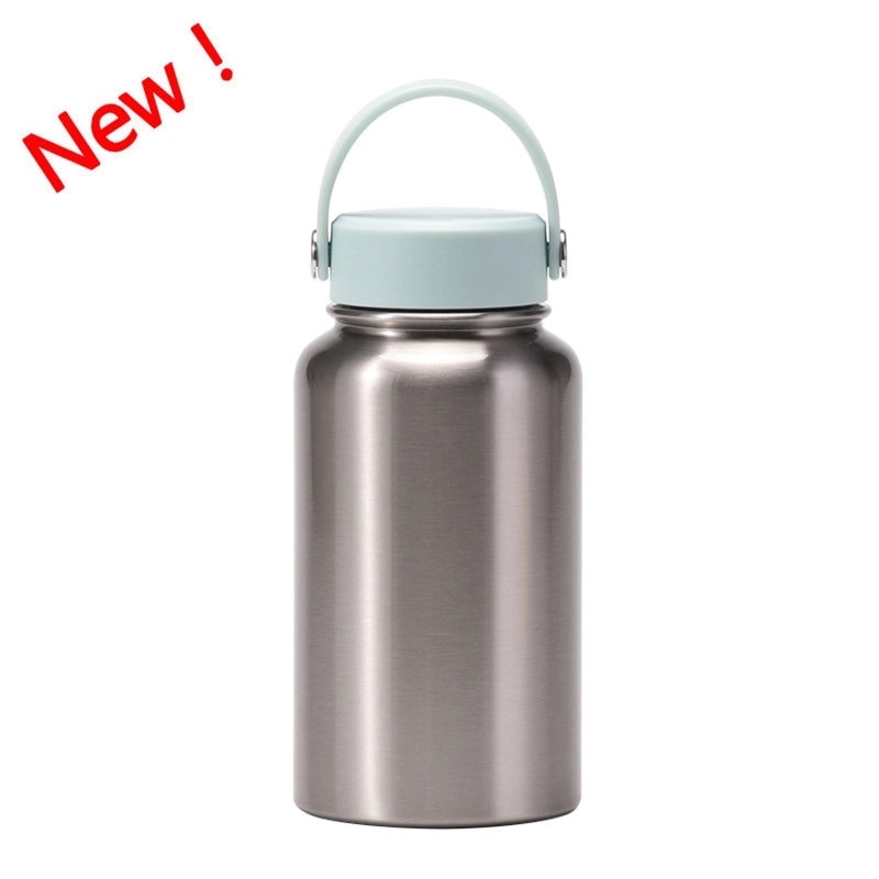 Stainless Steel Water Bottle Single Piece Casual Solid Color | Drinkware & Hydration