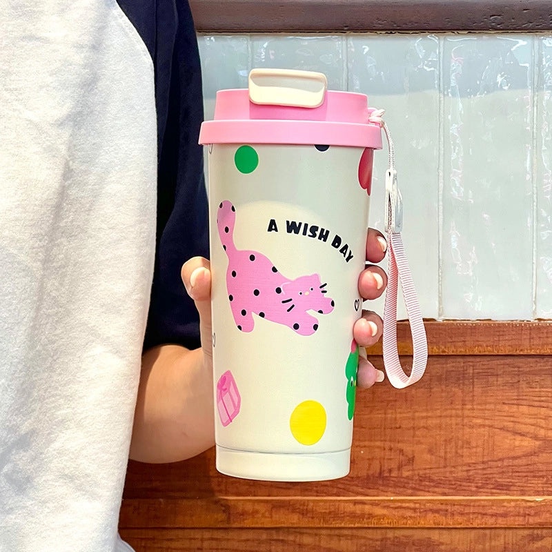 Van Gogh Lily Of The Valley Coffee Mug Custom High Color Value Double Wall Cup Gift for Girls|Kitchen & Dining