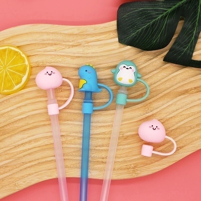 Adorable Animal & Fruit Silicone Straw Single Pack|Drinkware & Bar Accessories