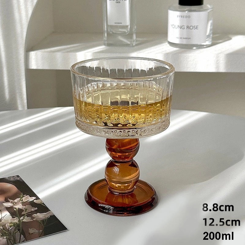 Elegant Solid Color Wine Glass - Casual & Glamorous Design | Home & Kitchen