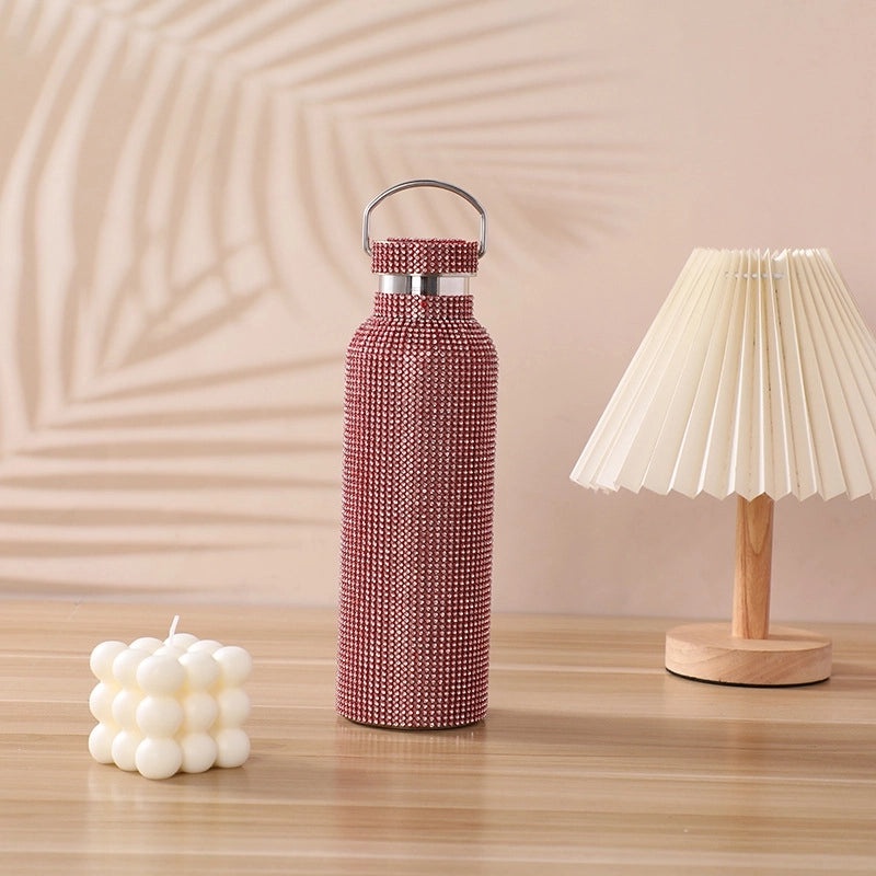 Stainless Steel Water Bottle Single Piece Casual Solid Color | Drinkware & Hydration