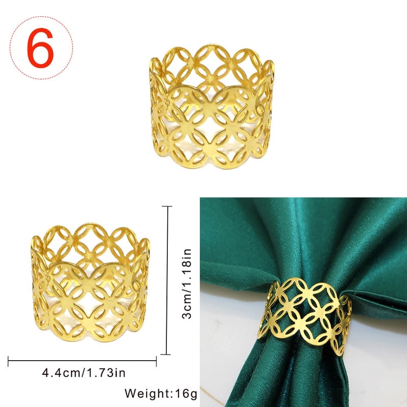 Stylish Geometric Metal Napkin Holder Single Piece|Home Decor & Kitchen Accessories