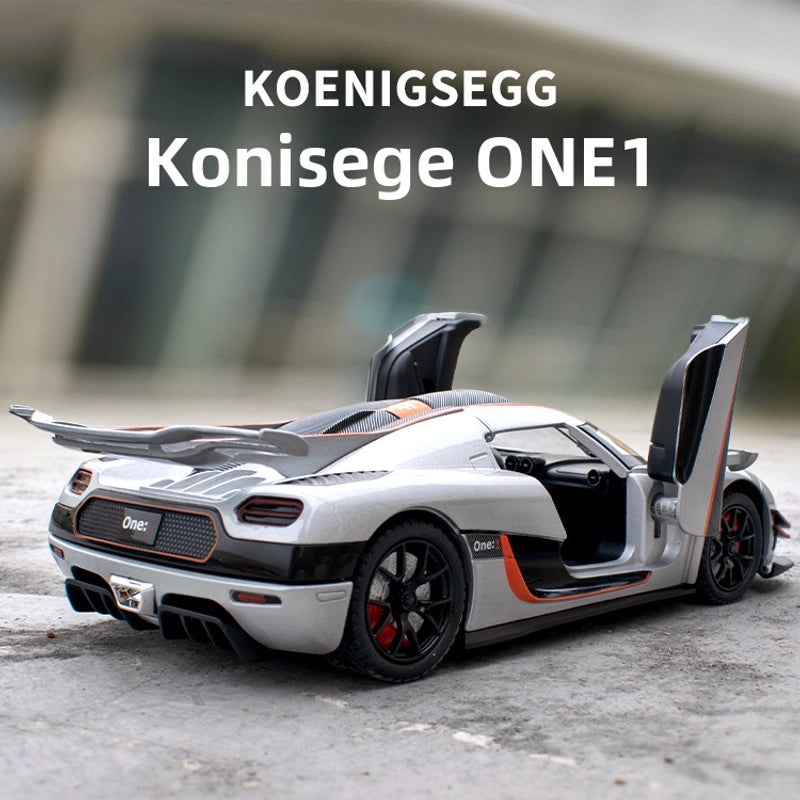1:24 Scale Coney SEG ONE Alloy Sports Car Model with Catapult Open Doors for Decoration and Play|汽车模型玩具