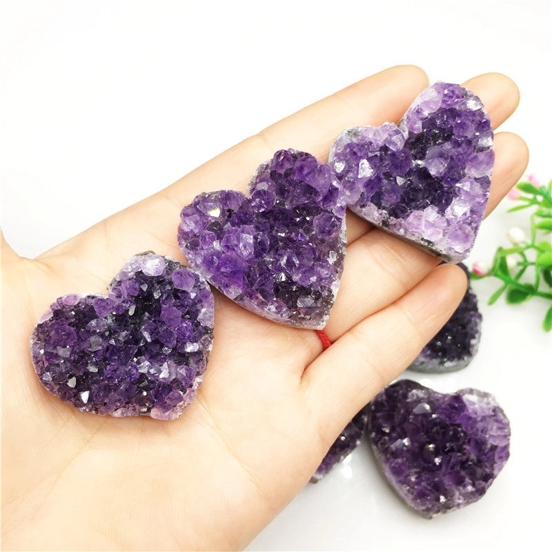 Natural Amethyst Cluster Raw Crystal Specimen for Home Decor | Crystal Ornaments