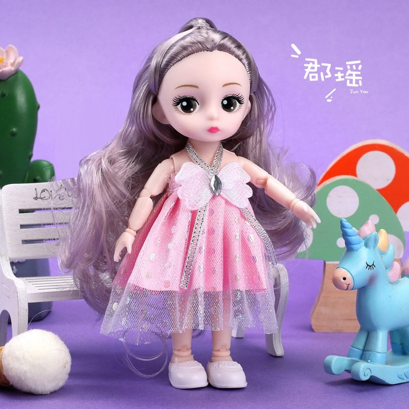 100 Mini 17cm BJD Girl Dolls Princess Toys for Kids Bulk Set|Children's Toys