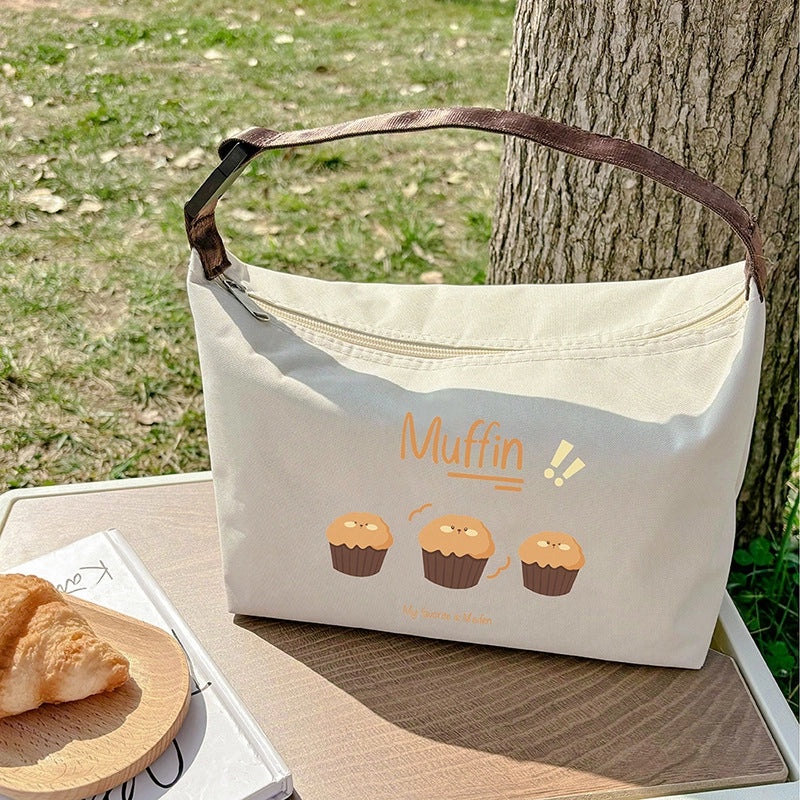 Insulated Lunch Box Bag Portable Thickened Aluminum Foil Meal Bag for Office and Students|Lunch Bags & Coolers