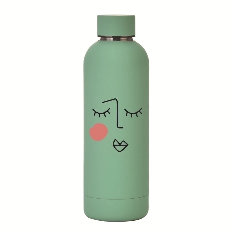 Cute Cartoon Stainless Steel Thermos Water Bottle | Drinkware & Tumblers