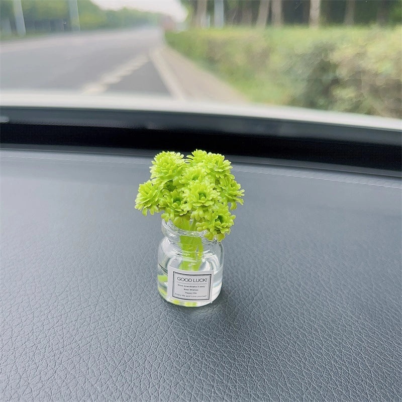 Elegant Minimalist Flower Glass Ornaments for Women|Home Decor Accessories