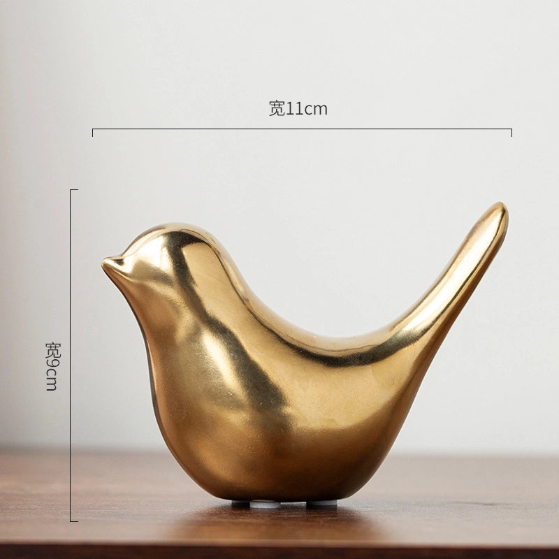 Nordic Minimalist Ceramic Bird Abstract Sculpture for Home Decor|Home Decorations
