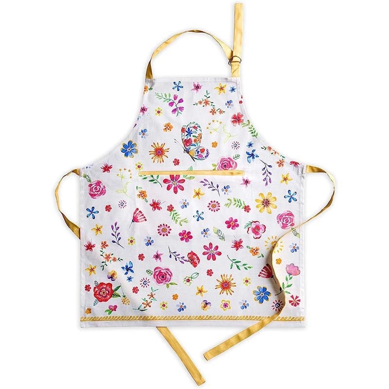 Digital Printed Neck Apron for Kitchen Gardening Cafe Work Retro Style | Kitchen & Dining Aprons