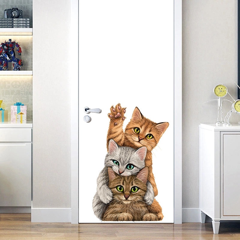 Adorable Cat PVC Wall Decals for Home Decor|Wall Stickers & Murals