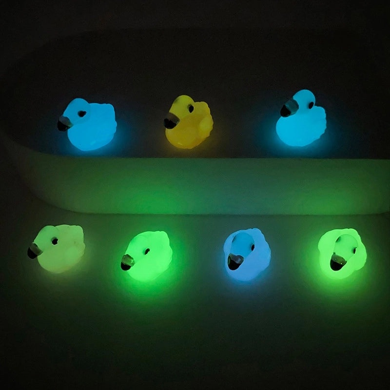 Cute Cartoon Flamingo Resin Figurines for Home Decor | Artificial Decorations