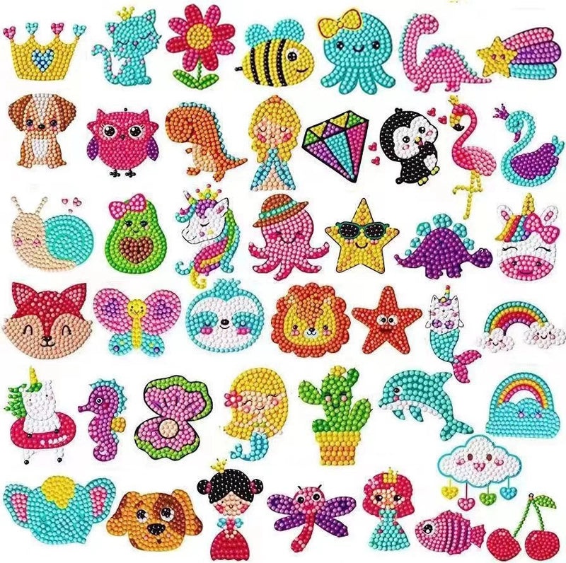 Mermaid DIY Diamond Painting Stickers for Kids | Kids Craft Supplies