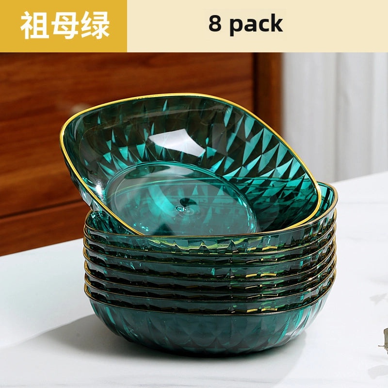 Light Luxury Transparent Premium Bone Dish for Dining Table | Tableware & Dining Accessories