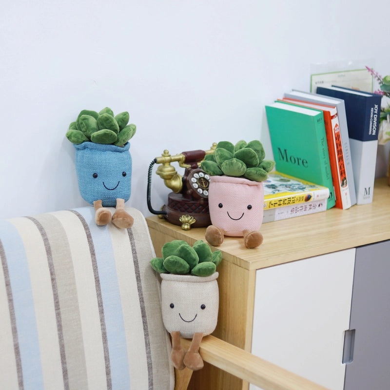 Plush Stuffed Animals with Potted Plant Design Soft PP Cotton Toys | Plush Toys & Stuffed Animals
