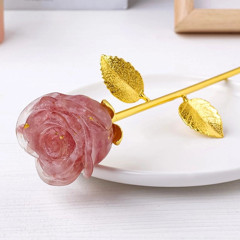 Delicate Alloy Flower Crystal Charm | Jewelry Accessories