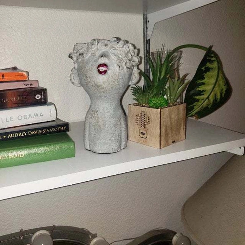 Abstract Minimalist Resin Human Face Sculpture | Home Decor