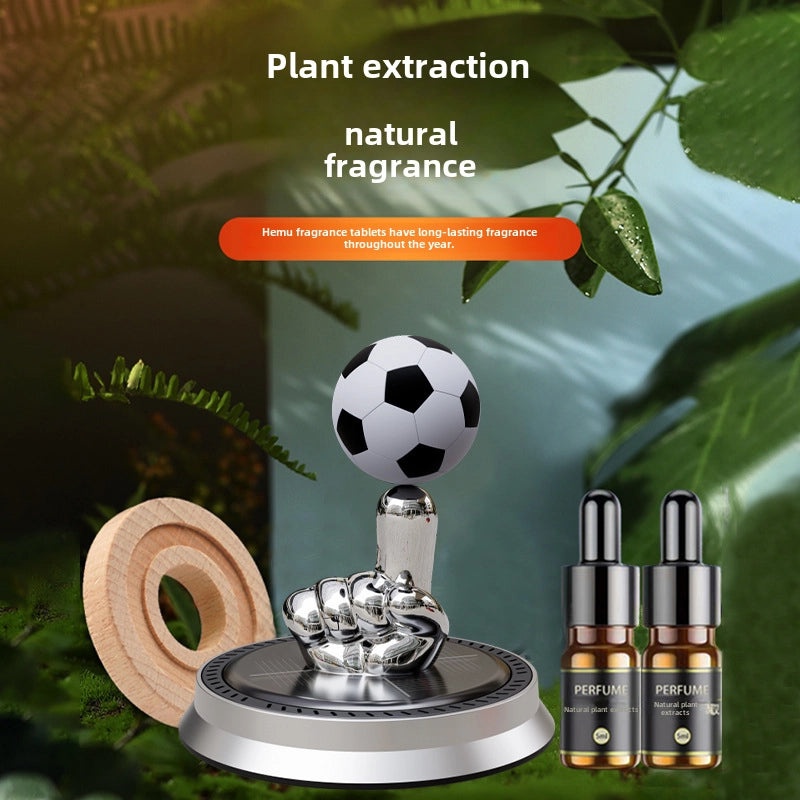 Solar Powered Car Air Freshener Hanging Ornament Long-Lasting Fragrance Odor Eliminator|Car Accessories