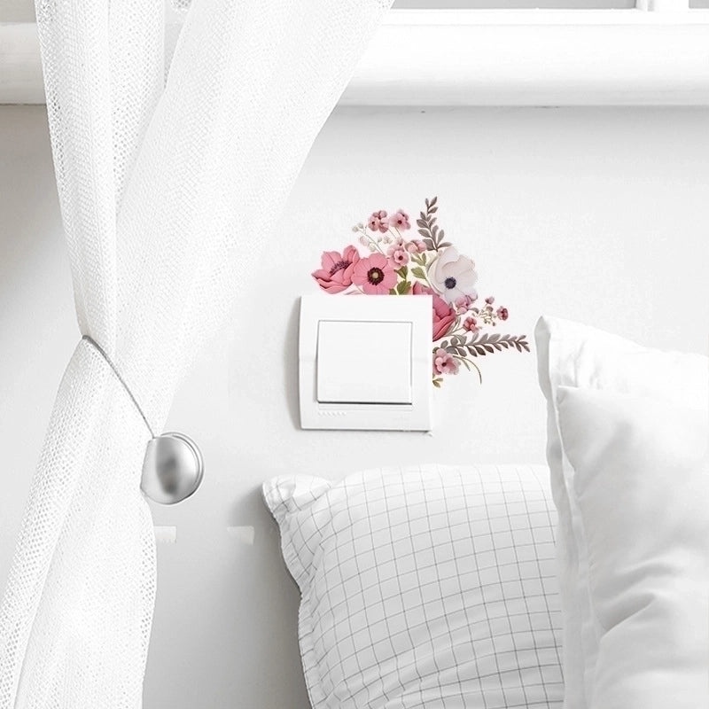 Floral PVC Wallpaper for Casual Vacation Vibes | Home Decor Wall Art