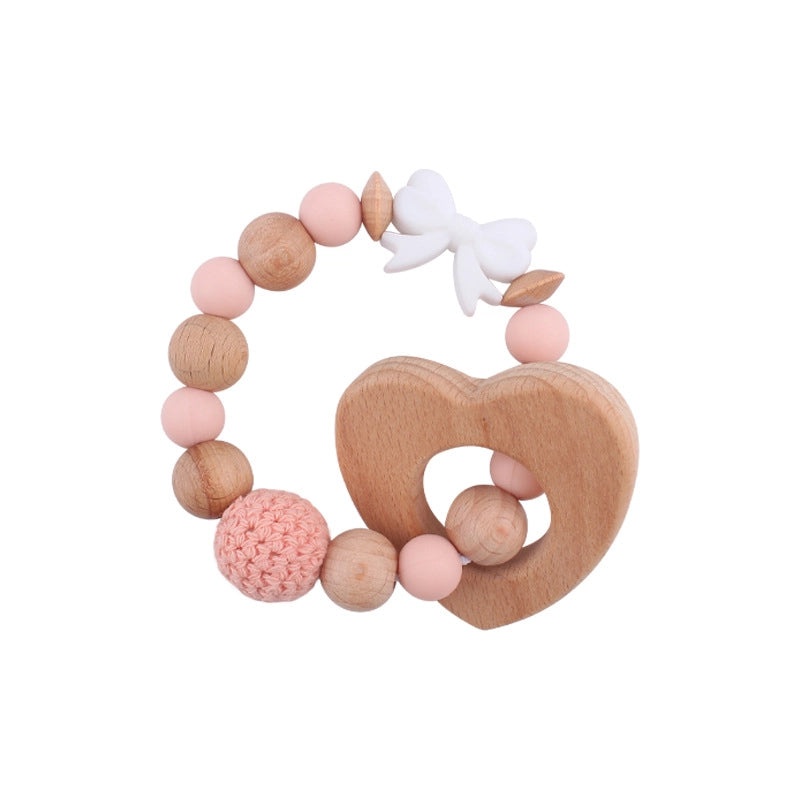 3 Pcs Heart Bow Knot Baby Hair Clips Soft Silicone Accessories|Baby Hair Accessories