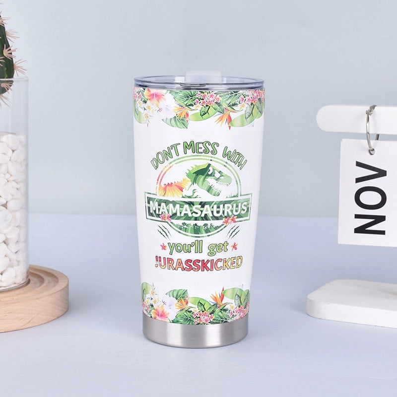 Stainless Steel 304 Thermos Cup with Animal Letter Design Casual Style 1 Piece | Drinkware & Accessories